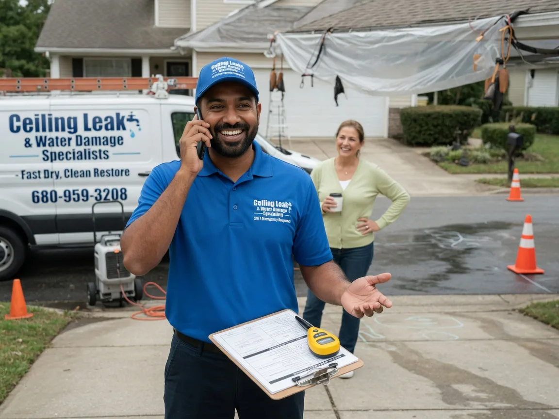 Ceiling Leak Cleanup Bristow, OK FAQs